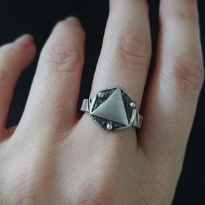 Handmade Legend of Zelda Inspired Sterling Ring